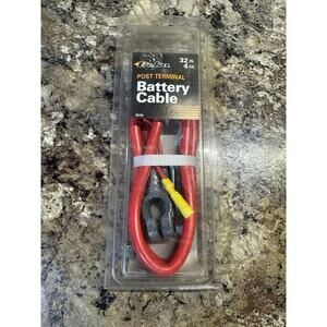 Deka 00296 Top Post Battery Cable - Red 4 Gauge‎ 32" Long